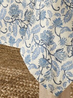 NWT Pottery Barn Briar Cotton/Linen Tablecloth